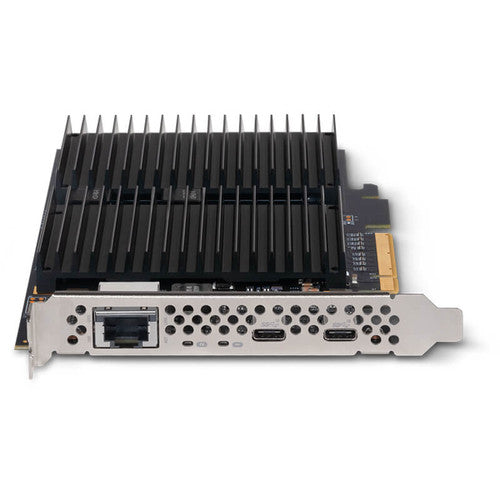 Sonnet McFiver Multifunction adapter card with dual M.2 NVMe SSD slots, 10GbE, and two 10Gbps USB-C Ports Sonnet McFiver Multifunction adapter card with dual M.2 NVMe SSD slots, 10GbE, and two 10Gbps USB-C Ports